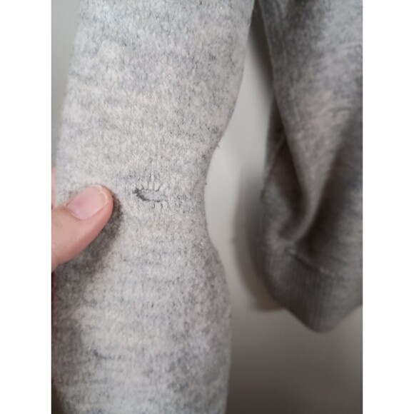 Free People Eucalyptus Button Front Long Sleeve Gray Cardigan Sweater Size M - Picture 3 of 11